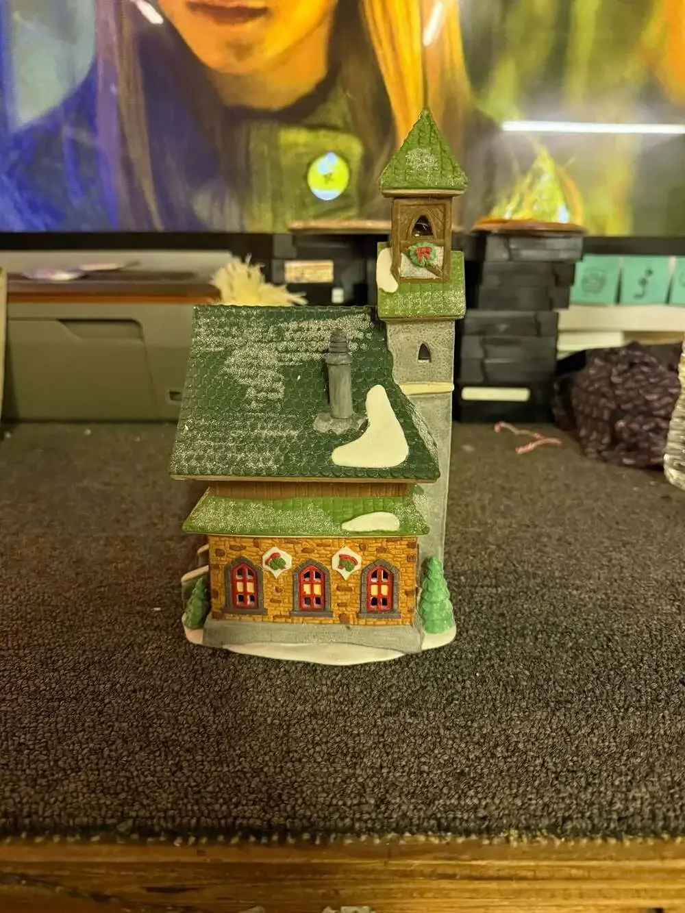 Department 56 North Pole Series North Pole Chapel 1993 Lighted Building
